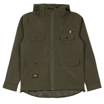 Military Duncan Windbreaker Jacket | Olive