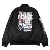 Peach In Chaos Traffic MA-1 Jacket