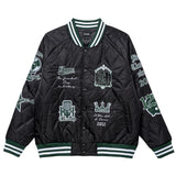 Old English Letterman Varsity Jacket