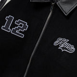 H.Champion Digital Fragments Leather Jacket