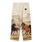 Seventh Sign Steed Printed Long Pants