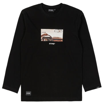The Journey Past Long Sleeve Tee | Black