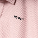 Seasonal Waffle Crop LS Polo