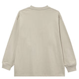 Wide Line Mike Long Sleeve Tee