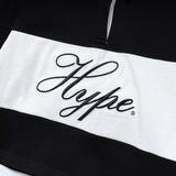 Signature Script Ladies Crop Rugby Shirt