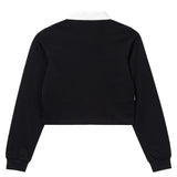 Signature Script Ladies Crop Rugby Shirt