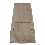 Hype Girl Brat Cargo Skirt