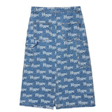 Old English Denim Skirt