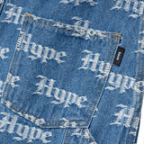 Old English Denim Skirt