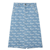 Old English Denim Skirt