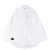 College Oversize Long Sleeve Oxford Shirt