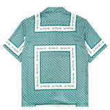 Monogram Open Collar Shirt