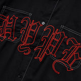 Old English Contrast Stitch  Work Shirt