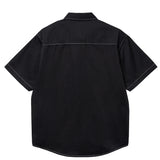Old English Contrast Stitch  Work Shirt