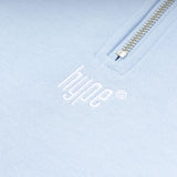 Hype Girl Brat Half Zip Crop Crewneck