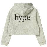 Infinite Emblems Ladies Crop Hoodie