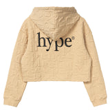 Infinite Emblems Ladies Crop Hoodie