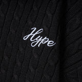 Signature Collegiate Cableknit Crewneck