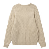 Signature Collegiate Cableknit Crewneck