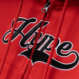 Signature Letter Ladies Zip Crop Hoodie