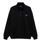 Wide Line Echo Half Zip Crewneck