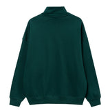 Wide Line Echo Half Zip Crewneck