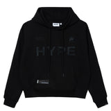 Black Beauty Allure Ladies Crop Hoodie