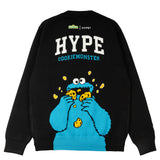 HYPE x SESAME STREET Cookie Monster Knitwear