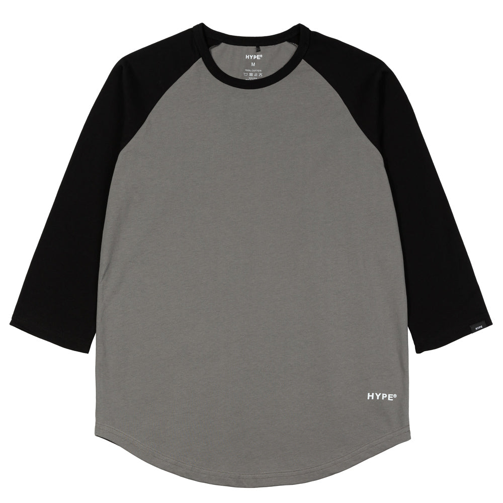 Basic Raglan | Black/Grey
