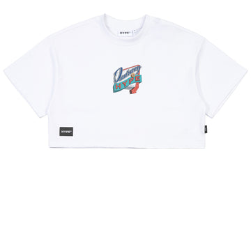 The Journey Crop Top | White