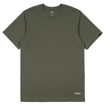 Basic Round Neck Tee | Olive