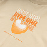 Hype Girl Graphics Heart Bomb Crop Top