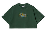 H. Champion Refitted Script Crop Top