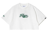 H. Champion Refitted Script Crop Top