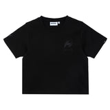 Black Beauty Tapped Ladies Crop Top