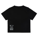 Black Beauty Tapped Ladies Crop Top