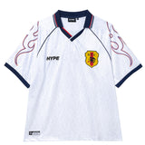 Golden Goal Blue Warrior Collar Soccer Jersey