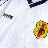 Golden Goal Blue Warrior Collar Soccer Jersey
