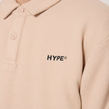 Seasonal Waffle Long Sleeve Polo
