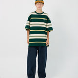 Wide Line Echo Stripe Tee