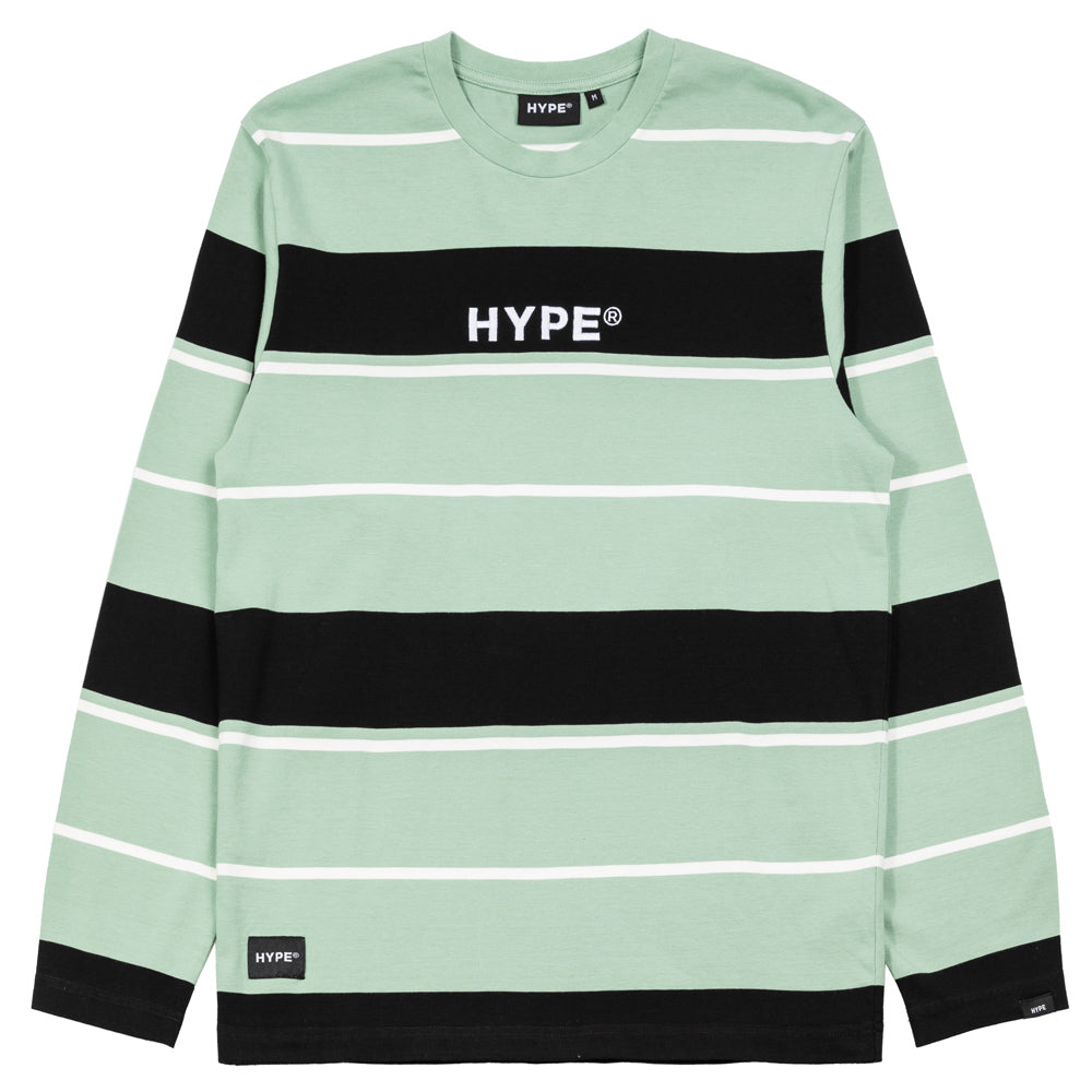 Signature Sierra Stripe Long Sleeve Tee | Green/Black
