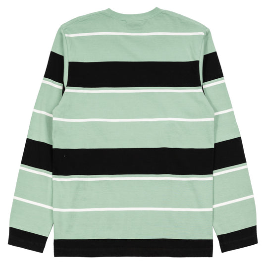 Signature Sierra Stripe Long Sleeve Tee | Green/Black