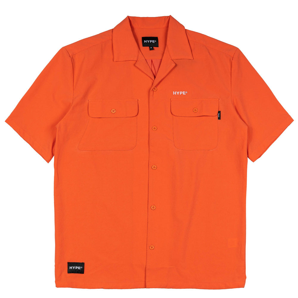 Signature Open Collar Shirt | Citrus