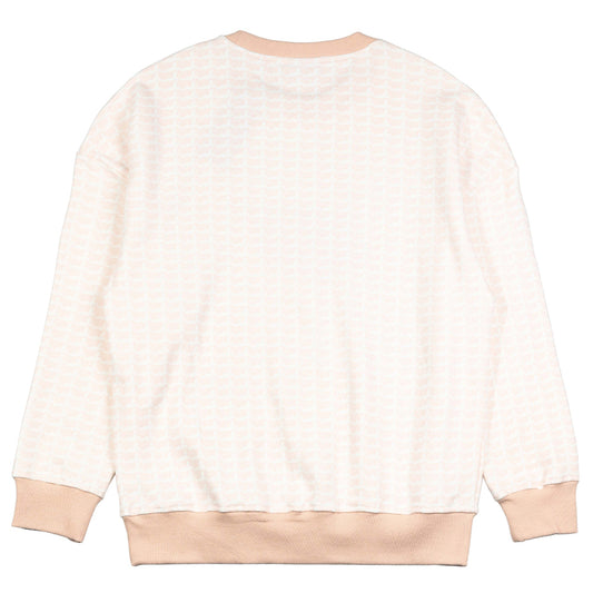 Hype Girl All Over Print Brat Sweatshirt | Pink