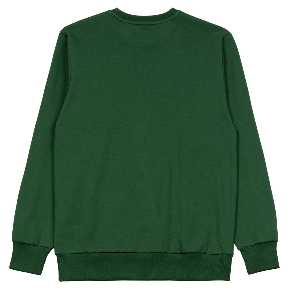 Signature Collegiate Crewneck Sweater | Green/Black
