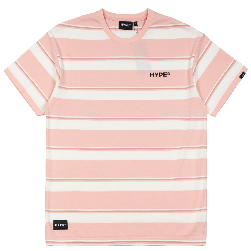 Signature Sierra Stripe Tee | Pink/White