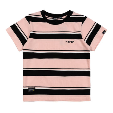 Junior Club Sierra Stripe Tee | Pink/Black
