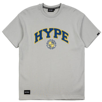 Signature Collegiate Tee | Grey/Navy