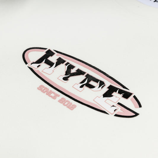 Hype Girl Decal Tee | White