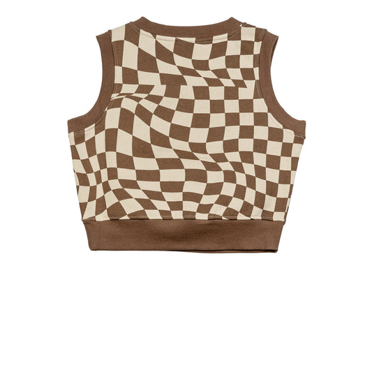 Hype Girl Louise Vest | Brown